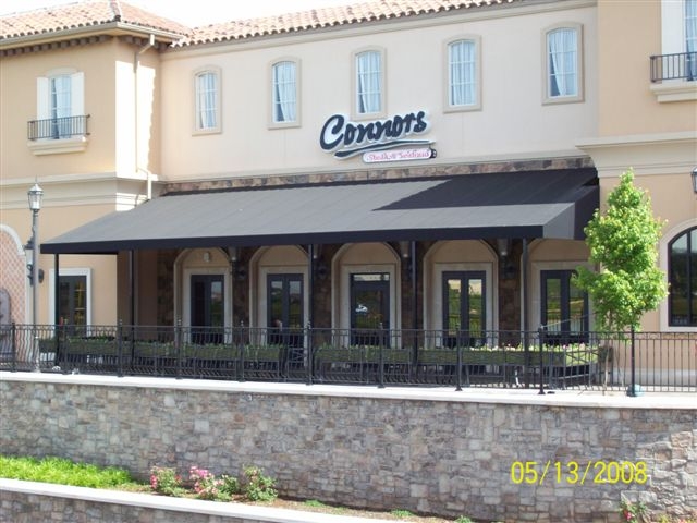 Commercial patio cover in Asheville