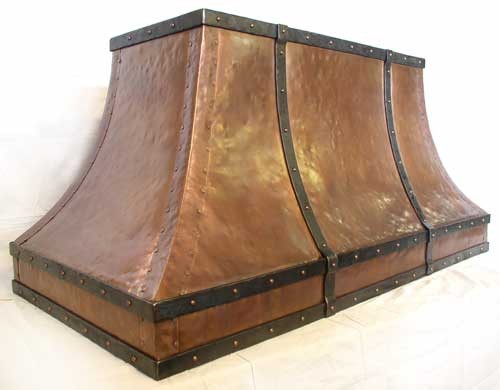 Hammered copper awning in Charlotte