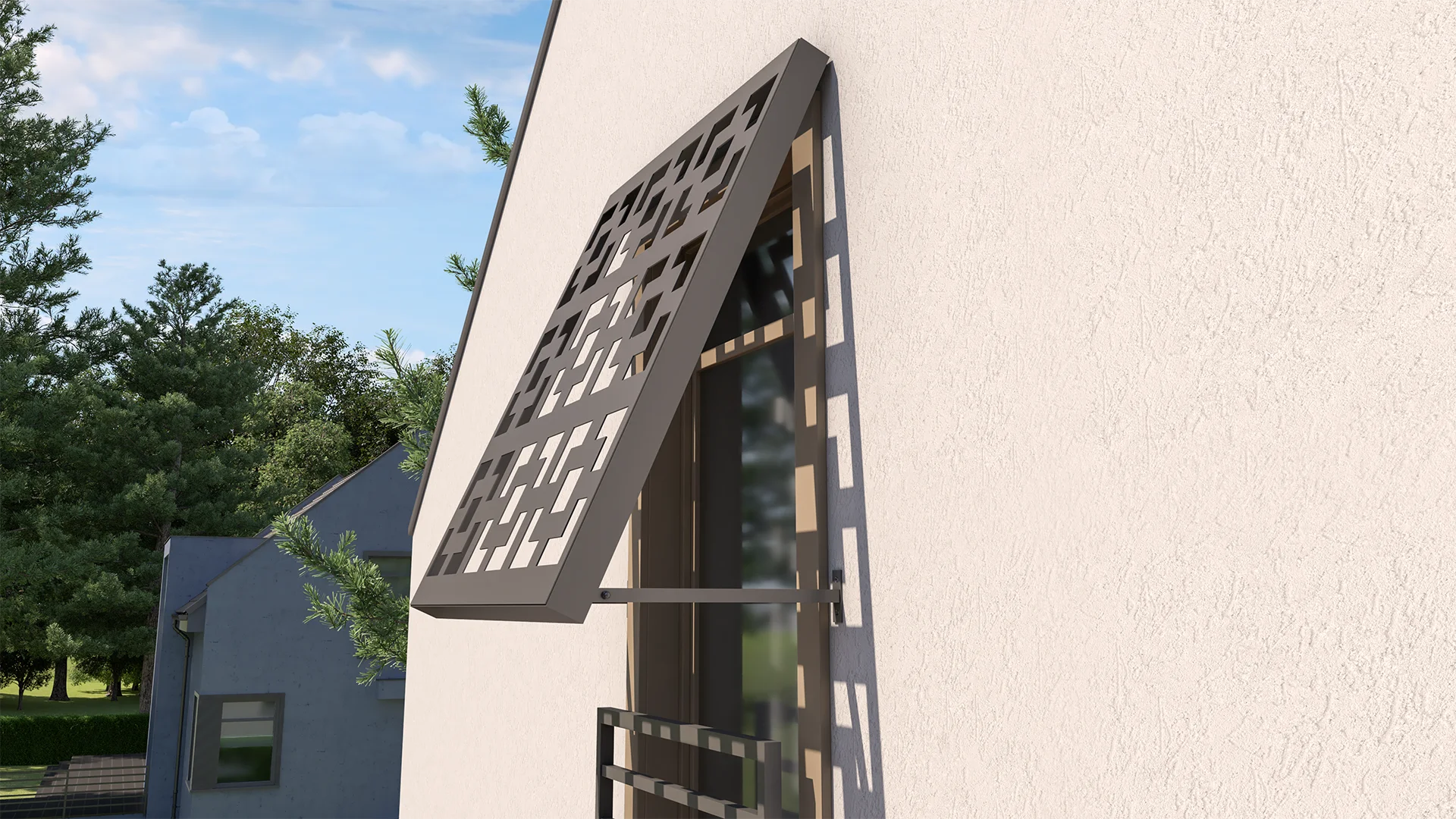 Residential Bahama shutters in Wilmington