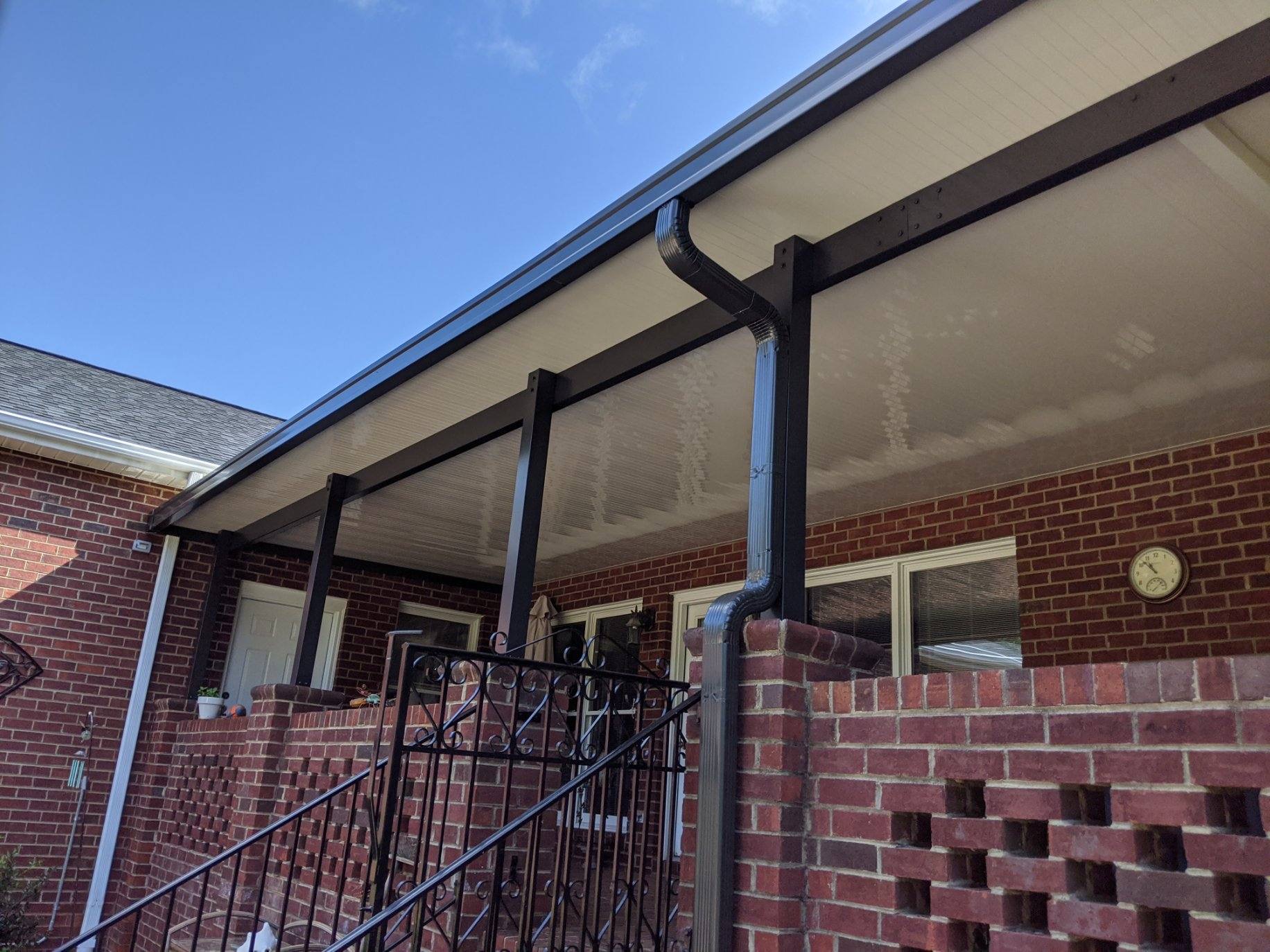 Residential patio cover in Shelby