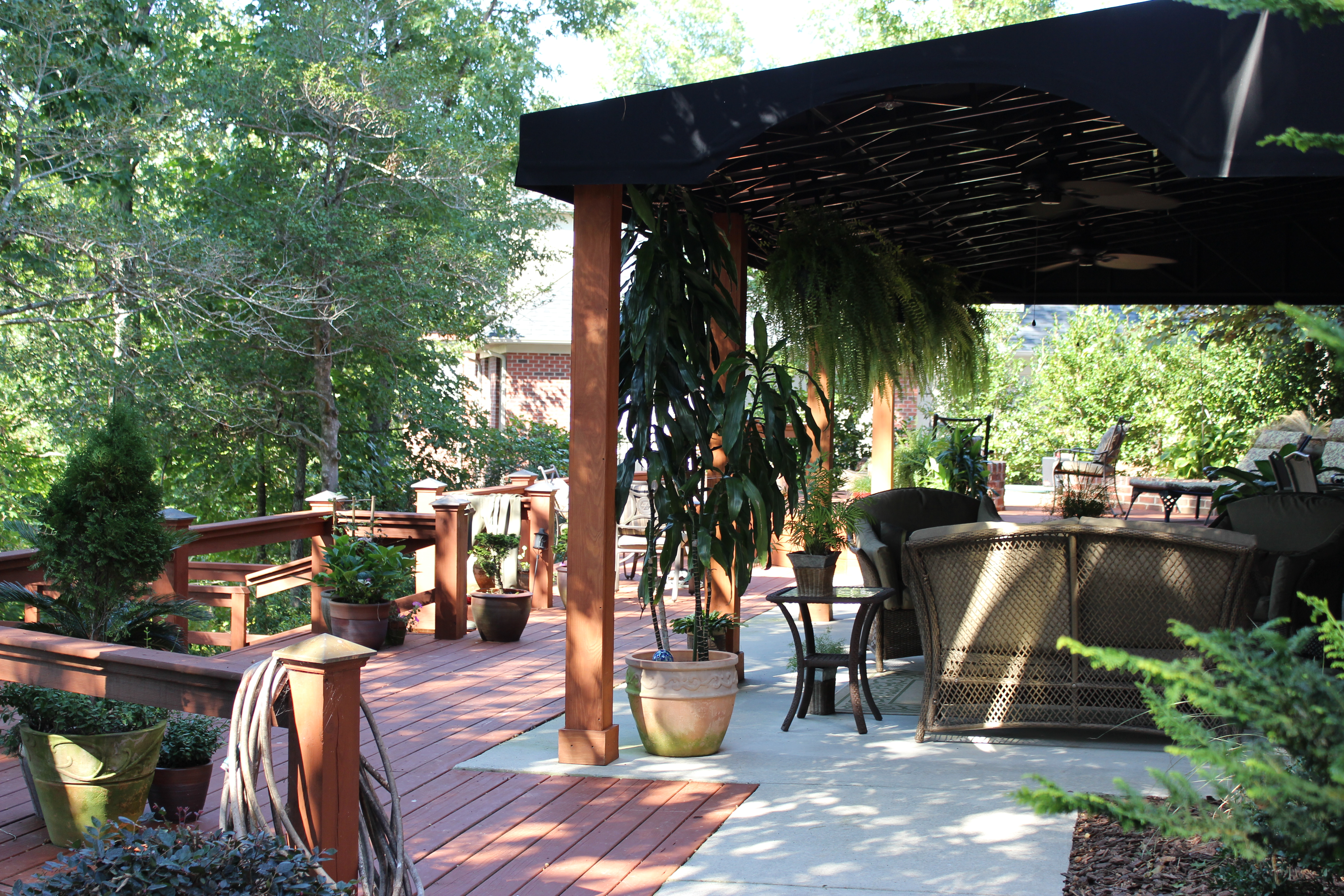 Residential patio cover in Shelby