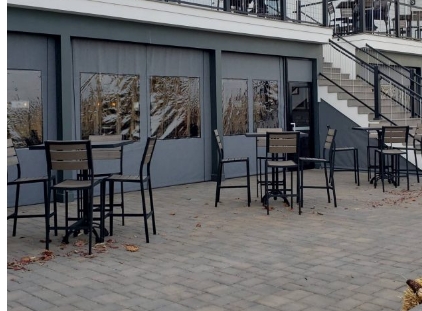 Restaurant curtains in Charlotte