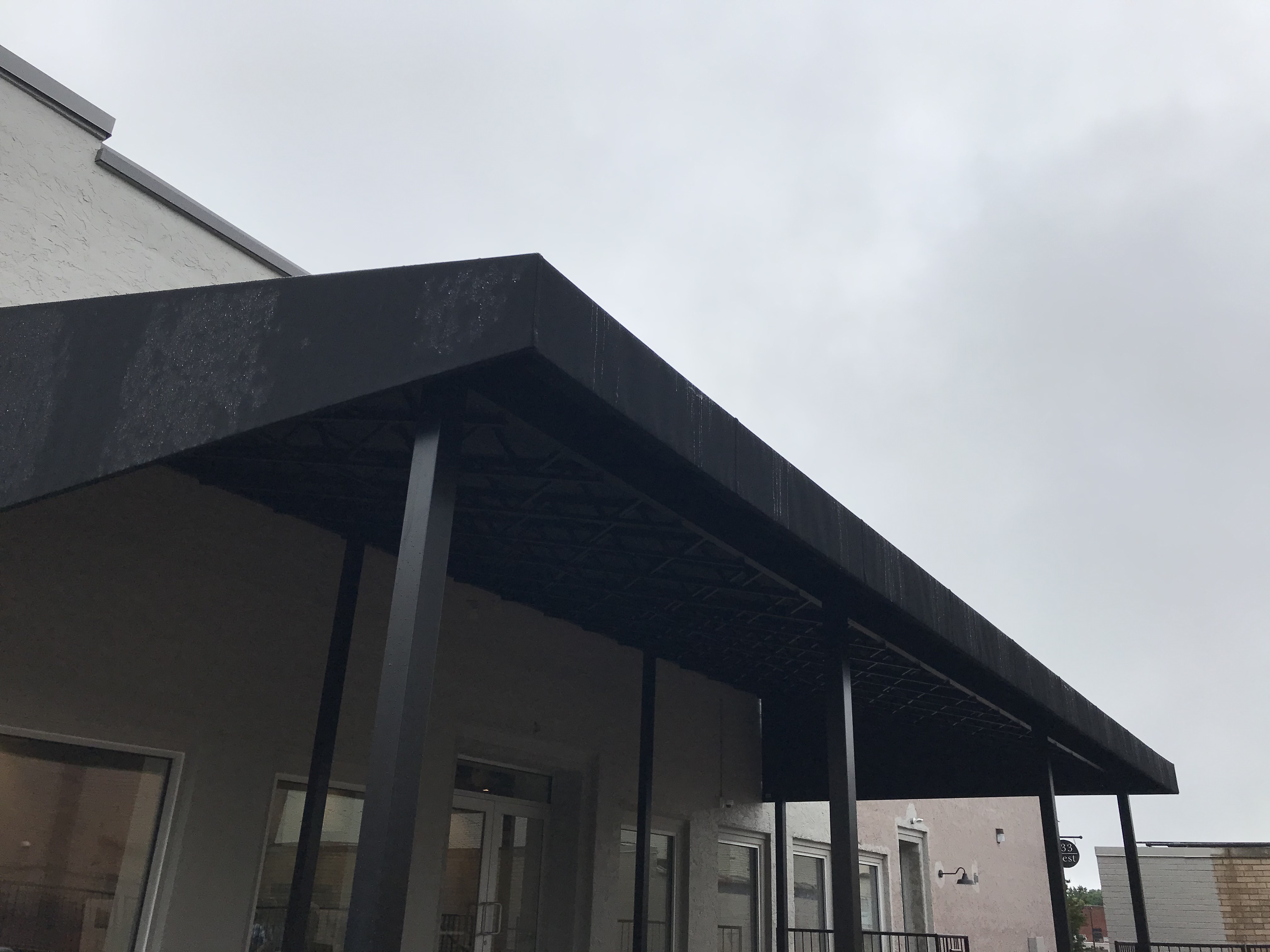 Restaurant patio cover in Lincolnton