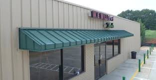 Standing seam flat awning in Charlotte