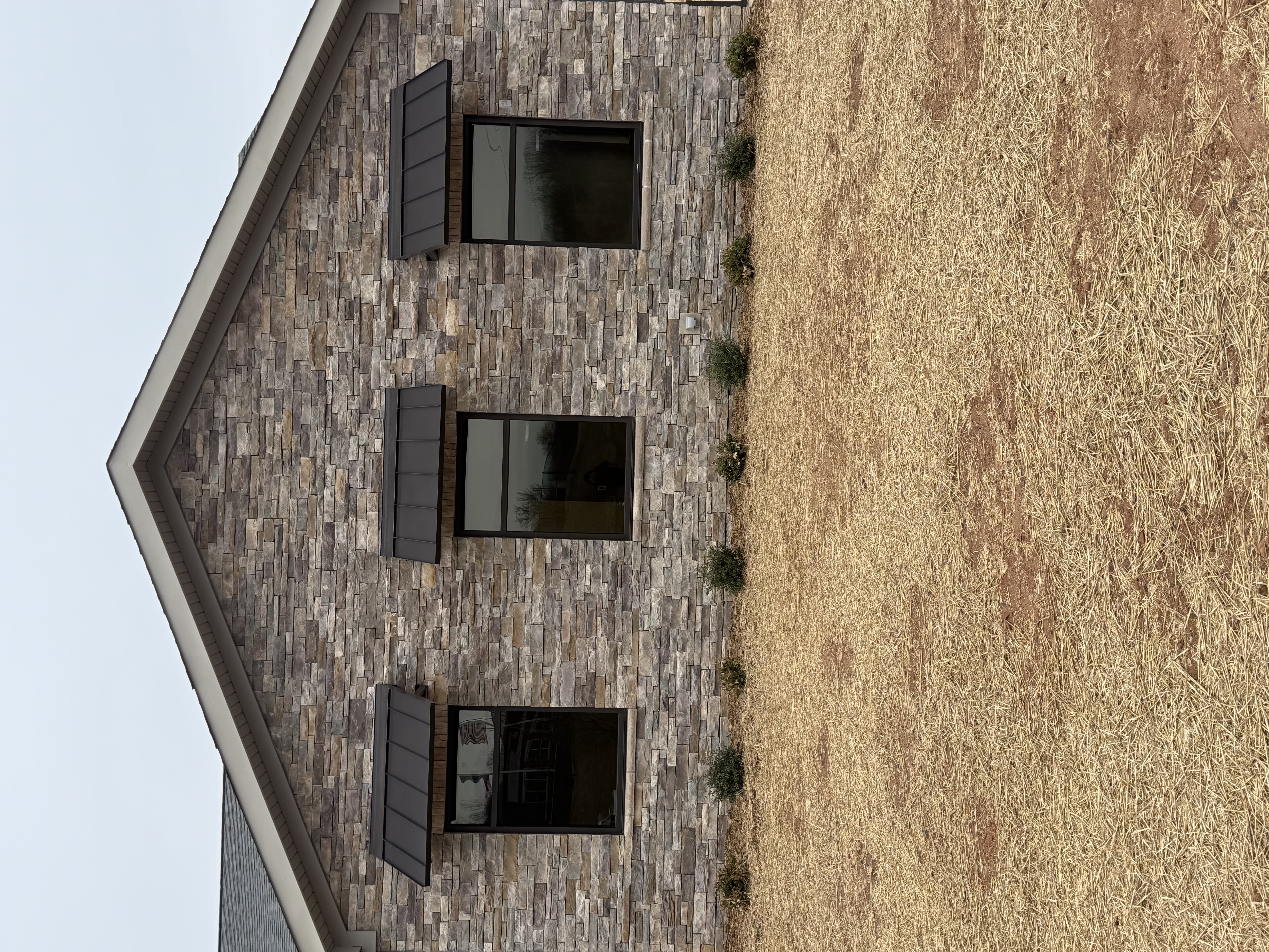 Standing seam metal window awning in Morganton NC