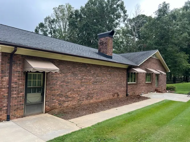 Residential door and window awning wedge style in Charlotte