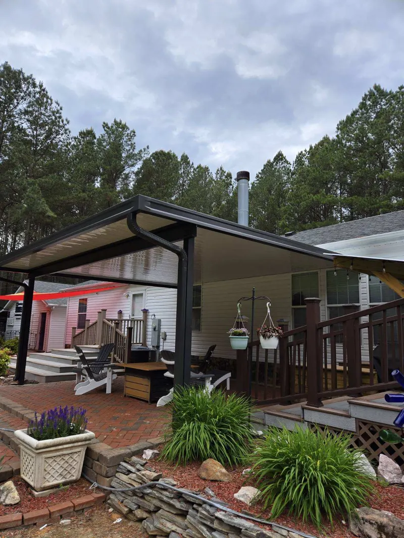 Residential patio cover in Lake Norman