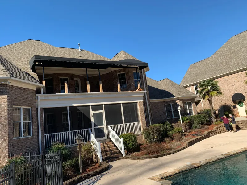 Residential patio cover in Lake Norman