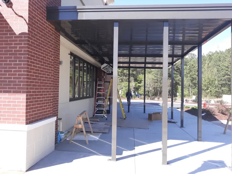 Restaurant patio cover in Greensboro