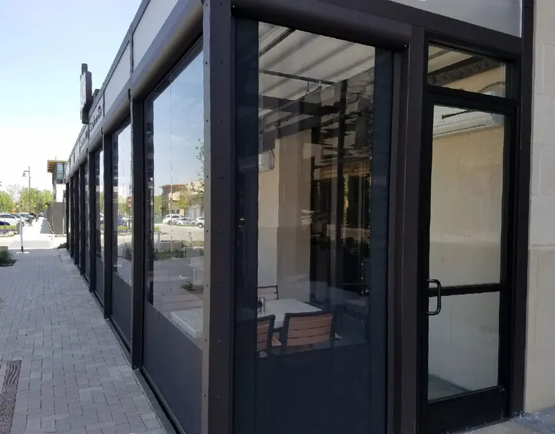Restaurant temperature control curtains in Charlotte