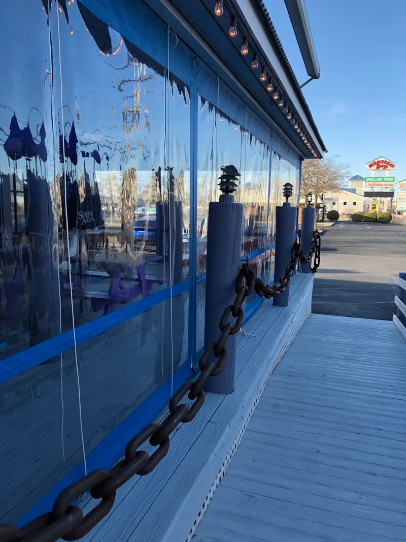 Restaurant vinyl enclosure in Charlotte